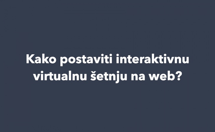 Come inserire un tour virtuale interattivo sul sito web?